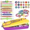 Bracelet Making Kit Toys, Ages 7 8 9 10 11 12 Year Old Girls Gifts Ideas, Birthday Present for Teen Girl, Arts and Crafts String Maker Tool, Bracelet DIY, Kids Travel Activity Set